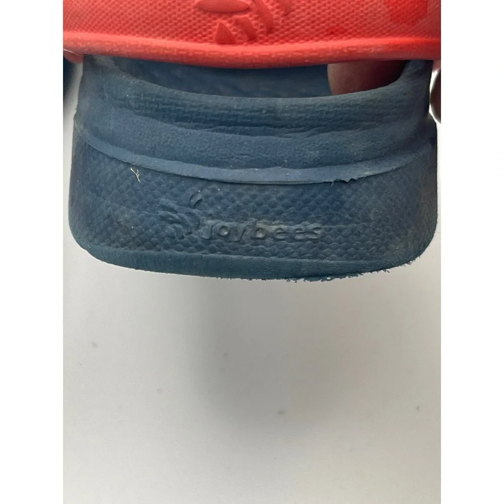 Joybees Youth Kids Size 8/9 Clogs Water Shoes Sandals Royal Blue‎ & Red